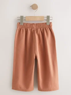 Orange rouillé - Pantalon large à enfiler (3mois-7ans)