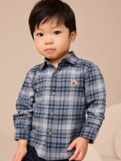 Ours bleu - Chemise Personnage Manches longues (3mois-7ans)