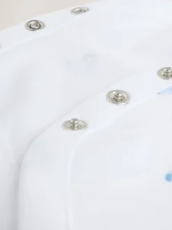 Ours bleu - Ensemble salopette et body en velours côtelé (0mois-2ans)