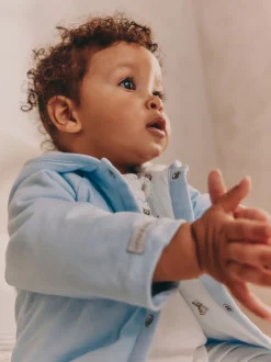 Ours bleu - Veste en jersey, Body et Leggings bébé Ensemble 3 pièces (0mois-2ans)