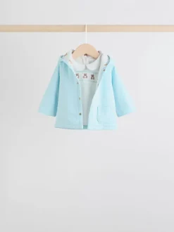 Ours bleu - Veste en jersey, Body et Leggings bébé Ensemble 3 pièces (0mois-2ans)