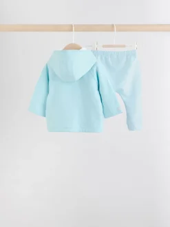 Ours bleu - Veste en jersey, Body et Leggings bébé Ensemble 3 pièces (0mois-2ans)