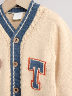 Ours Varsity - Cardigan 100% coton (0mois-2ans)