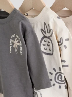 Palmier monochrome - Ensemble 6 Pieces Haut & Leggings BÉBÉ (0mois-3ans)