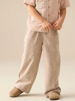 Pantalon Angel & Rocket Edison en coton lin coupe décontractée