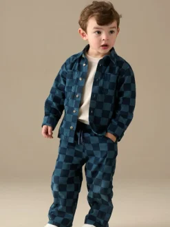 Pantalon Angel & Rocket Tommy en velours côtelé à carreaux