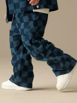 Pantalon Angel & Rocket Tommy en velours côtelé à carreaux