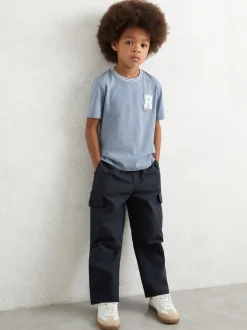 Pantalon cargo Reiss Garret à coupe droite en tissu technique