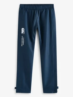 Pantalon de jogging Canterbury Junior unisexe bleu à ourlet ouvert Stadium