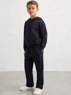 Pantalon de jogging Reiss Mellor en coton brodé à monogramme