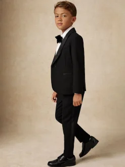 Pantalon de smoking rayé en satin Reiss Knightsbridge T