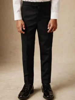 Pantalon de smoking rayé en satin Reiss Knightsbridge T