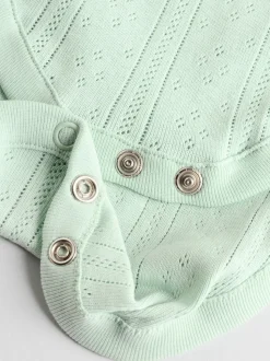 pastel - Lot de 5 bodys débardeurs en maille pointelle pour bébé