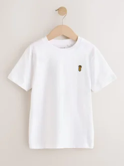 Pastels - T-shirt brodé Manches courtes Stag 4 Pack (3-16ans)