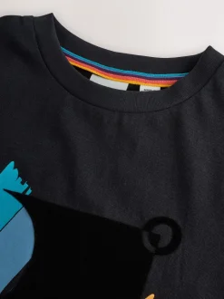 Paul Smith Junior Ensemble T-shirt et Survêtement Noir
