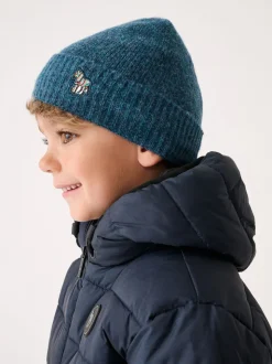 Paul Smith Junior Ensemble bonnet et pantalon à logo zébré Boys Blues