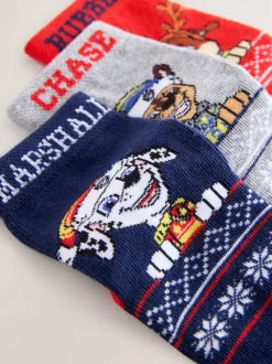 Paw Patrol - Lot de 3 chaussettes de Noël en coton Character