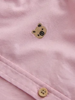 Personnage à Rayure Rose - Chemise Oxford à manches longues (3mths-7yrs)