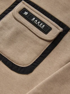 Pierre - Baker by Ted Baker Ensemble Sweat-shirt et joggeurs à col zippé et col cheminée