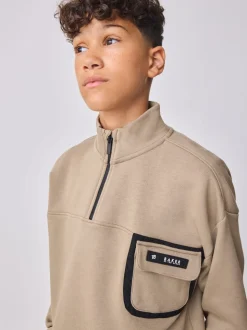 Pierre - Baker by Ted Baker Ensemble Sweat-shirt et joggeurs à col zippé et col cheminée