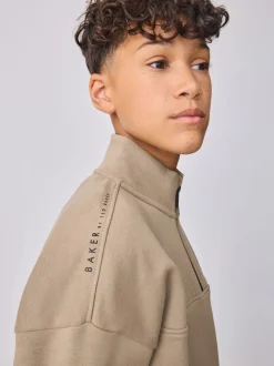 Pierre - Baker by Ted Baker Ensemble Sweat-shirt et joggeurs à col zippé et col cheminée