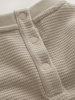 Pierre - Barboteuse Baker by Ted Baker texturée à manches longues