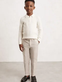 Pierre - Pantalon chino ajusté Reiss Eastbury en coton mélangé