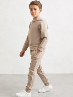 Pierre - Pantalon de jogging Reiss Barnes Premium en interlock à logo et poignets