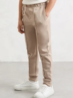 Pierre - Pantalon de jogging Reiss Barnes Premium en interlock à logo et poignets
