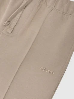Pierre - Pantalon de jogging Reiss Barnes Premium en interlock à logo et poignets