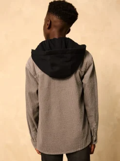 Pierre - Surchemise à capuche en velours côtelé (3-16ans)