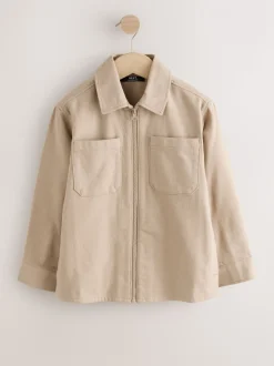 Pierre - Surchemise zippée brossée (3-16ans)