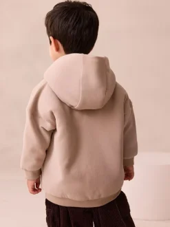 Pierre - Sweat à capuche zippé doublé de peau de mouton (3mois7ans)