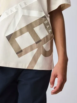 Pierre - T-shirt Baker by Ted Baker graphique lettre