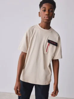 Pierre - T-shirt Baker by Ted Baker oversize à poche