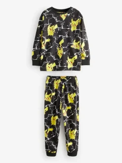 Pokémon Jaune/Noir - Lot de 2 pyjamas à manches longues (4-16ans)