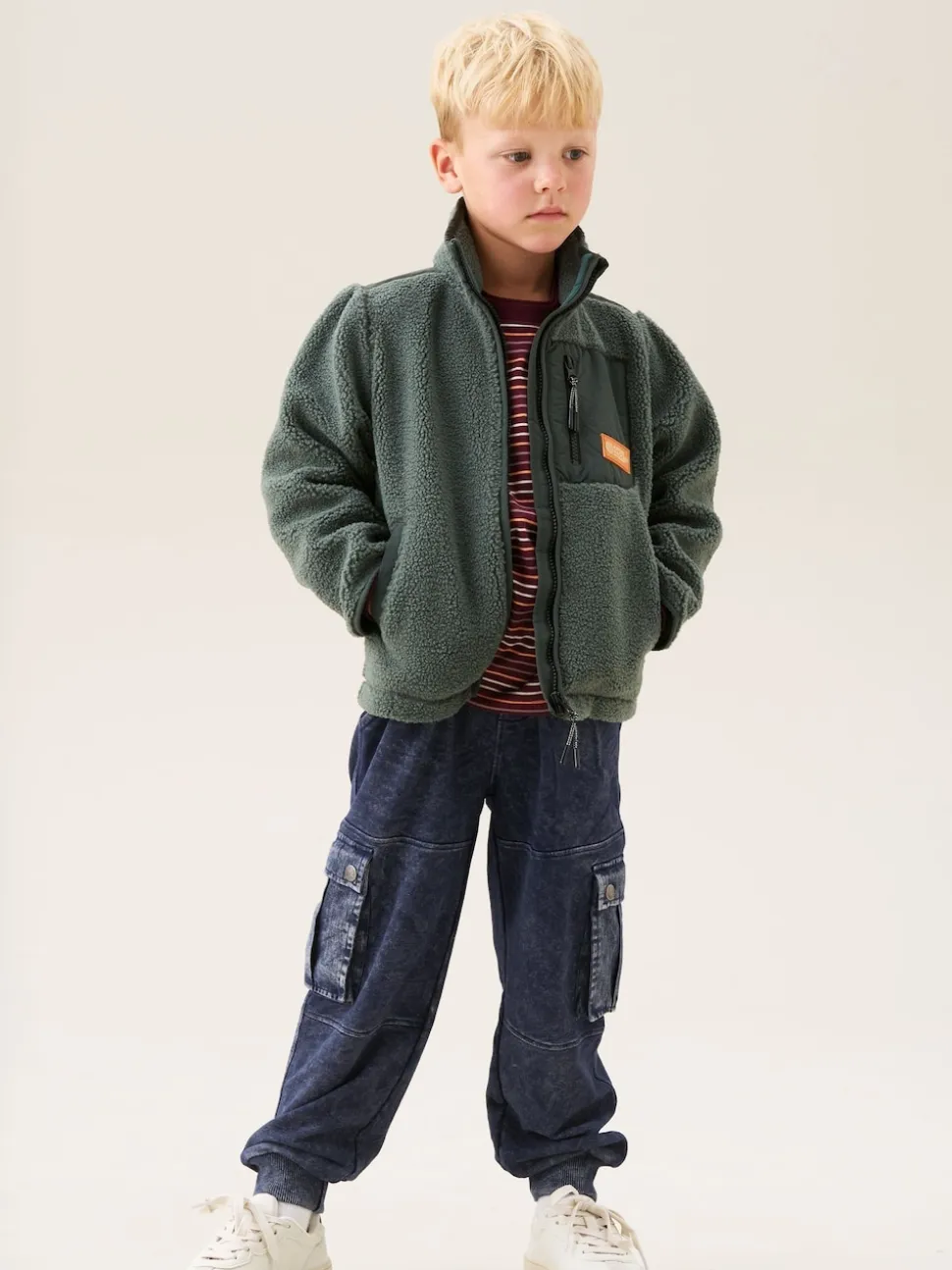 Polaire Angel & Rocket Rocket zippée en sherpa