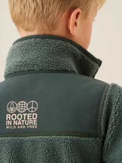 Polaire Angel & Rocket Rocket zippée en sherpa