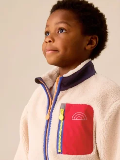 Polaire Little Bird by Jools Oliver color block en peau de mouton