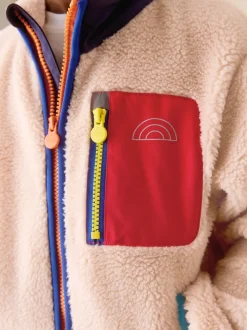 Polaire Little Bird by Jools Oliver color block en peau de mouton