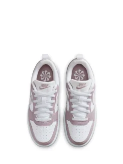 Prune Blanc/Rose - Baskets Nike Youth Court Borough Low Recraft