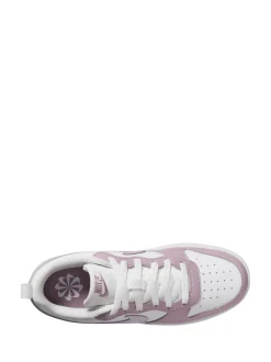 Prune Blanc/Rose - Baskets Nike Youth Court Borough Low Recraft