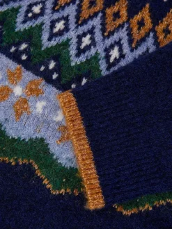 Pull Monsoon Fair Isle à col ras du cou