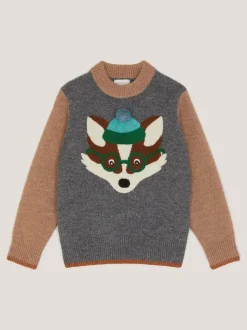 Pull Monsoon Fox en maille color block