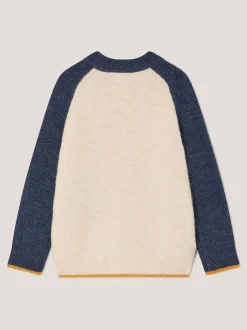 Pull Monsoon Scène d’ours en maille