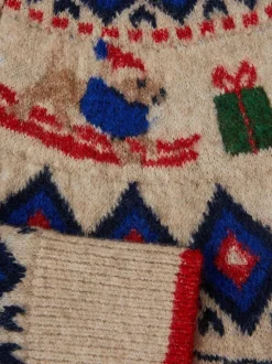 Pull Monsoon Snow Dog Fair Isle