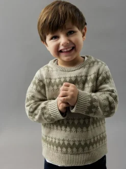 Pull Name It Cosy en maille jacquard