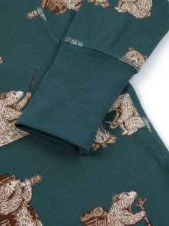 Pyjama long Chelsea Peers imprimé ours sauvage pour enfant