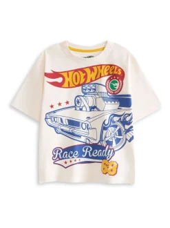 Pyjamas Vanilla Underground Garçons 100% coton Hot Wheels à manches courtes Ensemble de 2