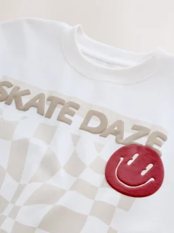 Raie écru - T-shirt graphique Manches courtes Relaxed Fit (3-16yrs)